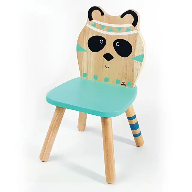 Svoora Παιδική Ξύλινη Καρέκλα Indianimals Πάντα Ξύλινη