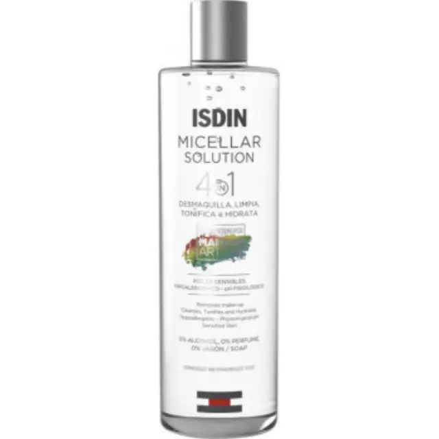 ISDIN Micellar Solution 4 in 1 - Καθαρισμός & ντεμακιγιάζ, 400ml 2