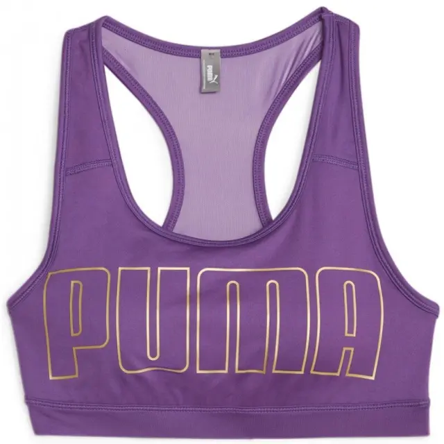 Puma Mid Impact 4Keeps Graphic Bra (524418-13) - Μώβ