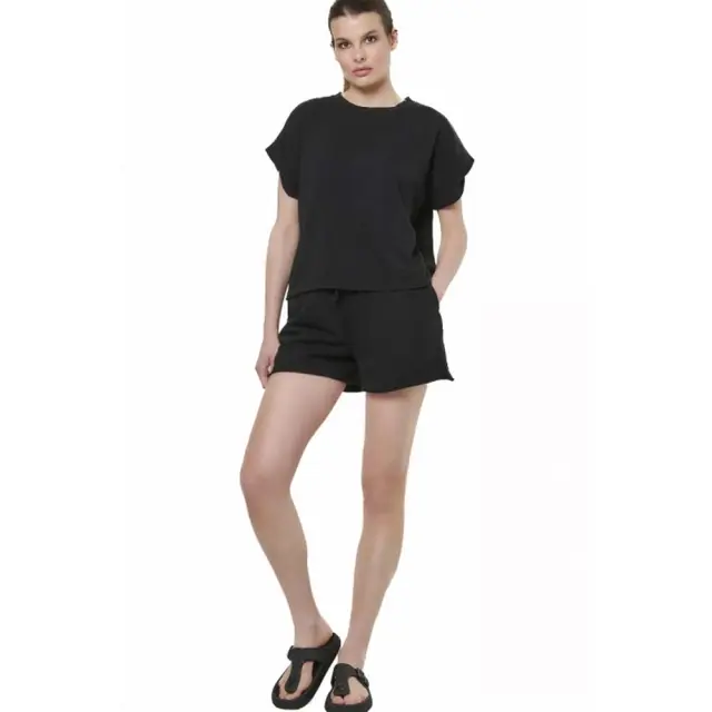 Body Action Women's Natural Dye Slub Sleeveless Top Μαύρο 041518-01 (Body Action) 2