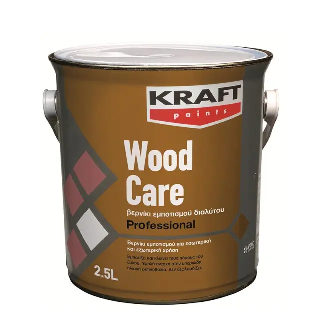 Kraft Wood Care Βερνίκι Ξύλου Νερού 2.5lt