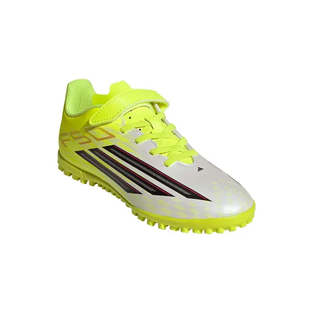adidas Performance Kids F50 Club Hook Loop Turf J Άσπρο - Κίτρινο JS1484 (adidas Performance) 3
