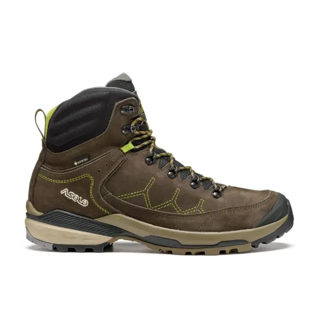 Ορειβατικό Μποτάκι Gore-Tex Asolo Ανδρικό Falcon Evo GV Dark Brown/Lime - B40064-B116 - 41 1/3 2