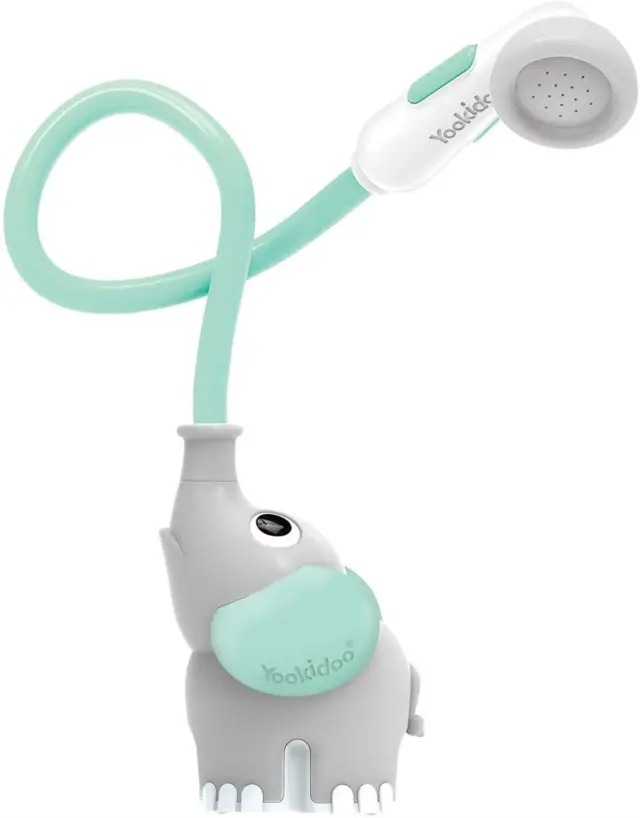 Yookidoo - Elephant Baby Shower, Grey-Turquoise (YO40212)