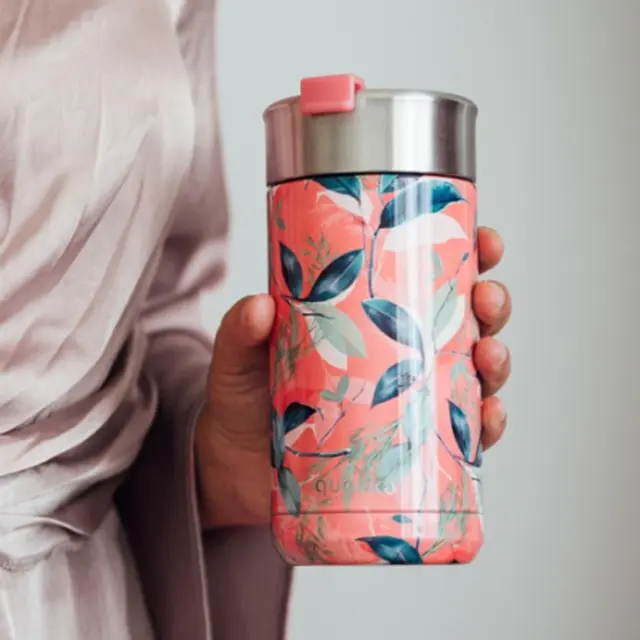 Κούπα Θερμός ανοξείδωτη Quokka Thermal SS Coffee Tumbler Boost Exotic Pink 400ml 41364 2
