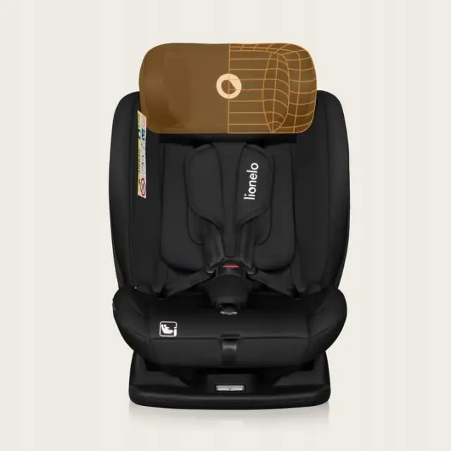Lionelo Izzy i-size Κάθισμα Αυτοκινήτου 40-150cm Black Gray 3