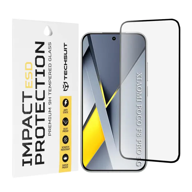 Techsuit - ESD Glass - Xiaomi Poco F8 Pro - Black