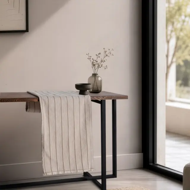 Τραβέρσα Macon 01 Natural Beige TEORAN 45x180cm