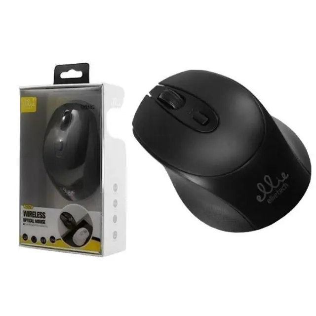 Ellietech MO102 Ασύρματο Ποντίκι Μαύρο