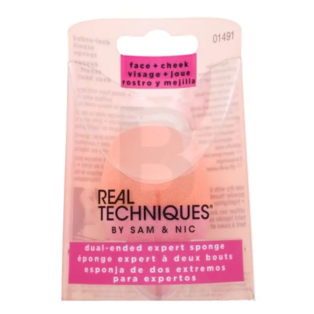 Real Techniques Dual Ended Expert Sponge makeup sponge 2in1