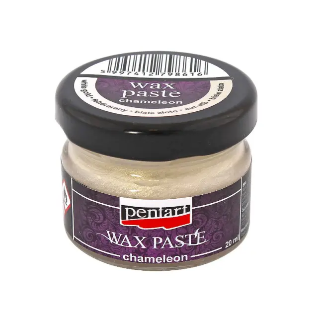 Πατίνα Wax Pentart Chameleon - White Gold , 20ml