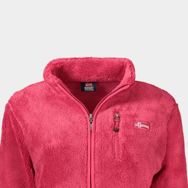 Norway Nautical School - Γυναικεία Ζακέτα Φούτερ Fleece 849909-CILIEG Ροζ - 2XL 3