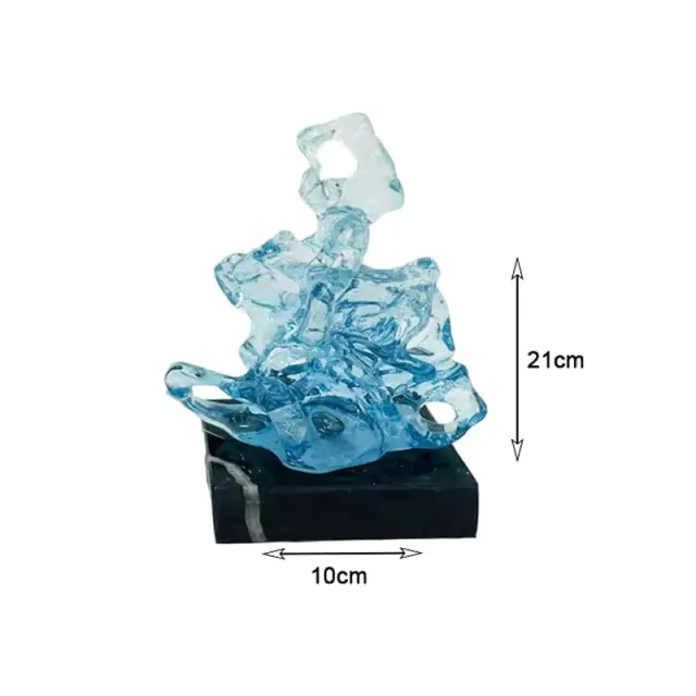 Γυάλινο Διακοσμητικό Γλυπτό - Glass Sculpture Decor 0107004 2