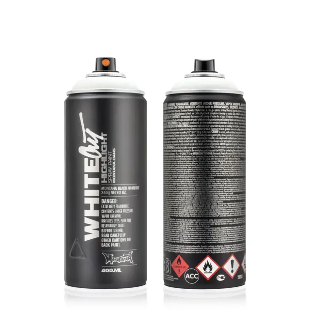 Montana Whiteout Spray Paint 400ml 2