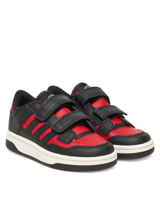 Adidas Rapid Court Cf Παιδικά Sneakers με Σκρατς Μαύρα - 35 2