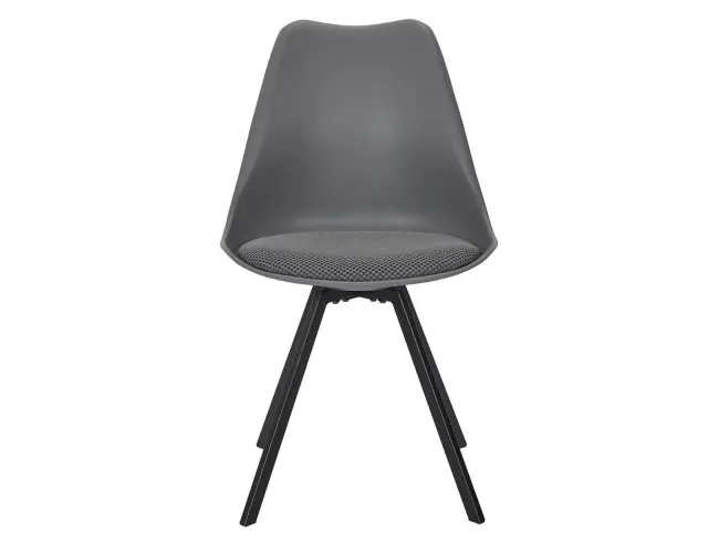 Καρέκλα Αtom Home Deco Factory με διαστάσεις 52x47x82cm - Grey HD0484 3