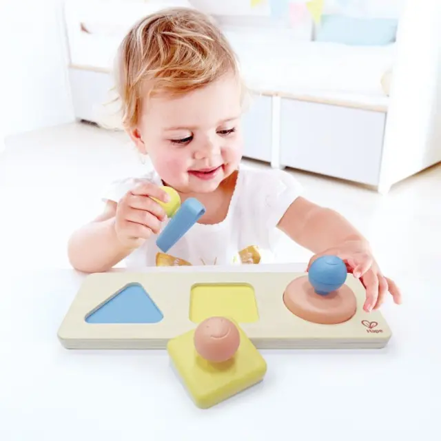 Hape Early Explorer Ξύλινο Montessori Mirror Shape Puzzle 3