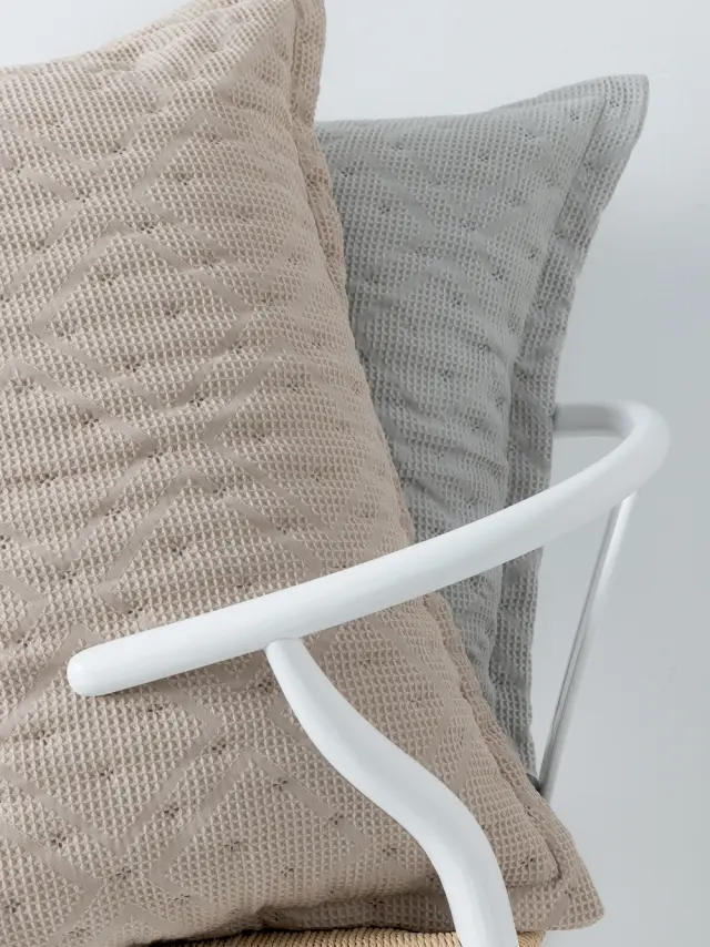 Κουβερλί 160x240 Μονό 100gsm Palamaiki Alison 100% Πολυέστερ- Beige 2