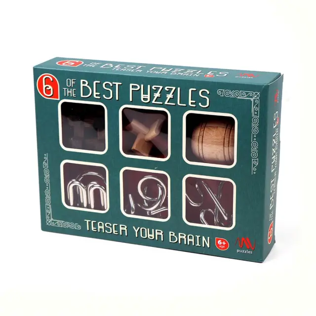 6 of the Best Puzzles – Teaser your Brain / MV-13 (Μαθηματική Βιβλιοθήκη)
