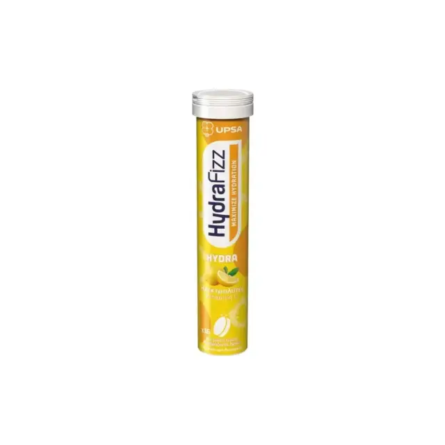 Upsa HydraFizz Hydra Ηλεκτρολύτες με Γεύση Λεμόνι, 16 Αναβράζοντα Δισκία