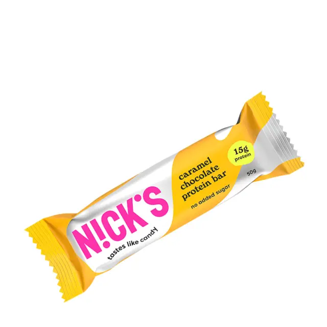Nick's Caramel Chocolate Protein Bar