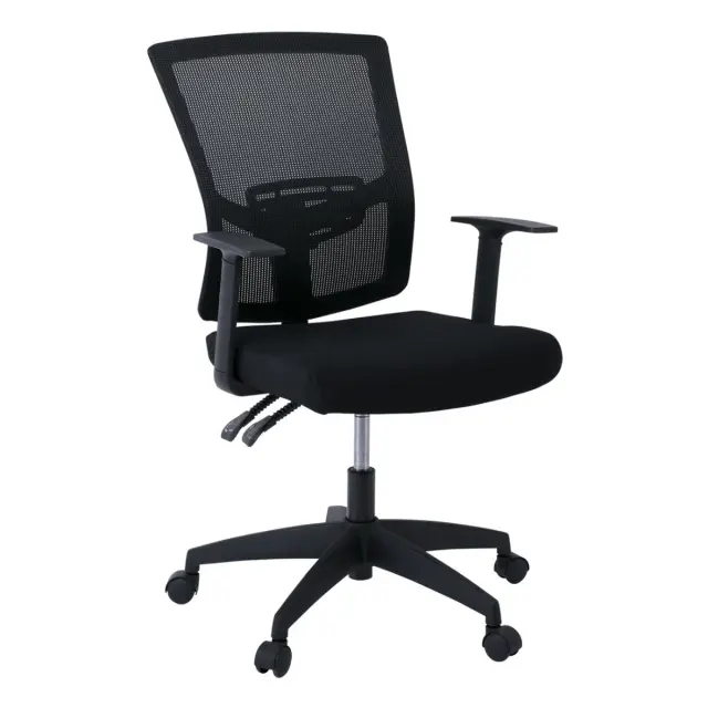 Πολυθρόνα Γραφείου BF2910 Μαύρο Ύφασμα/Mesh 61x58x91/101cm