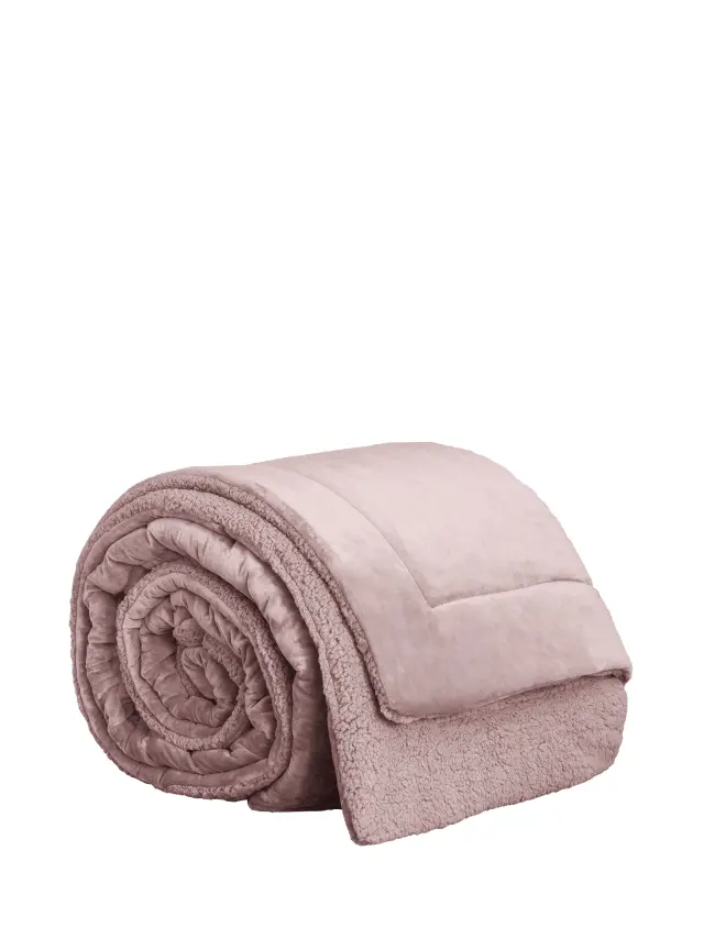 Κουβερτοπάπλωμα 220x240 Υπέρδιπλο 700gsm Nima Nuan Powder Pink 100% Πολυέστερ