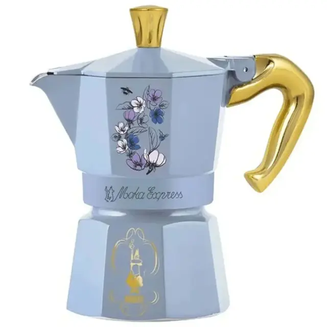 Bialetti Moka Express Bridgerton Καφετιέρα Espresso 3 Φλυτζανιών Πολύχρωμη