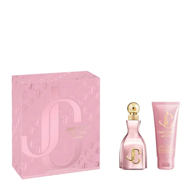 Jimmy Choo I Want Choo With Love Γυναικείο Αρωματικό Σετ: Eau De Parfum 100ml & Travel Spray 7.5ml & Makeup Pouch