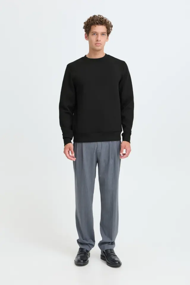 Casual Friday Ανδρικό SEBASTIAN Φούτερ – Black - 3XL 3