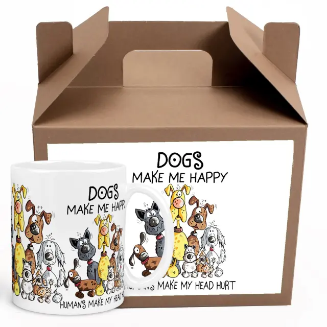 Κούπα DOGS η κούπα είναι με συσκευασία δώρου (1Α)