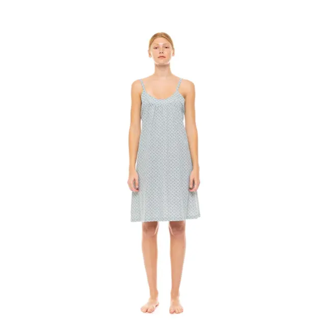 Νυχτικό Γυναικείο S1475 Forest Green Geo Τύπος Pink Label