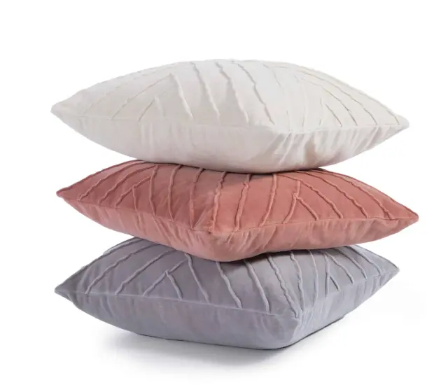 ΔΙΑΚΟΣΜΗΤΙΚΟ ΜΑΞΙΛΑΡΙ VISEGRAD 45X45 NEF-NEF HOMEWARE GREY 3