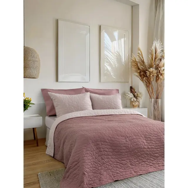 Κουβερλί Μονό 160x240 - Nala Wild Dusty Pink / Apple 34677 by Nima