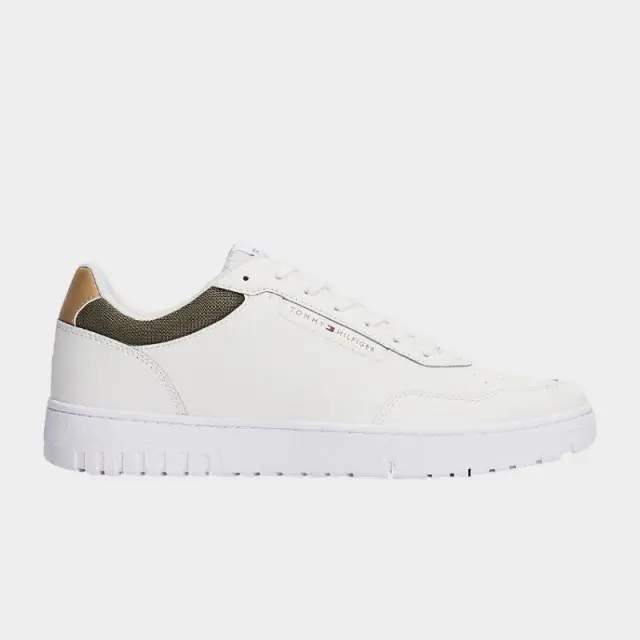 Tommy Hilfiger - Ανδρικά Sneakers Th Basket Core Lite Lth FM0FM05369-YBL Λευκό - 40