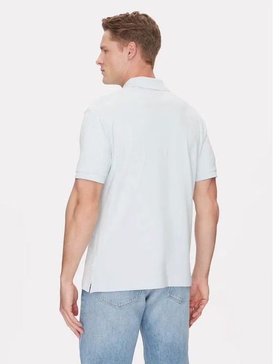 Guess Polo Μπλούζα Κοντομάνικη Γαλάζιο Ανοιχτό Γαλάζιο - M 2