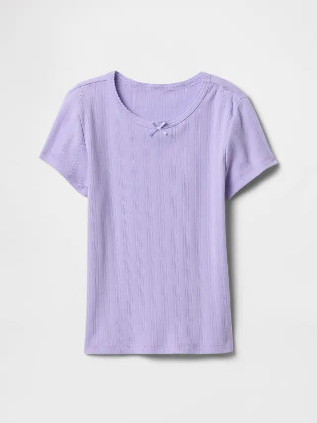 Μωβ Μπλούζα Κοντομάνικη Παιδική WARM VIOLET 568