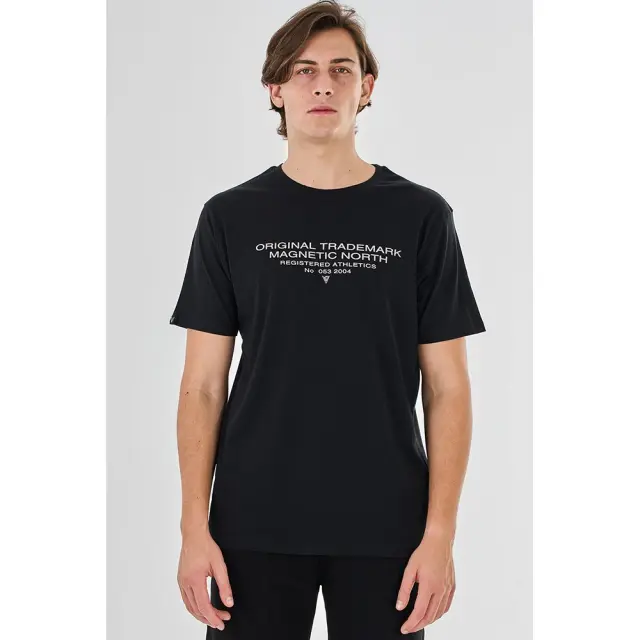 Magnetic North Original Trademark T-Shirt (23009-Black) - Μαύρο - M