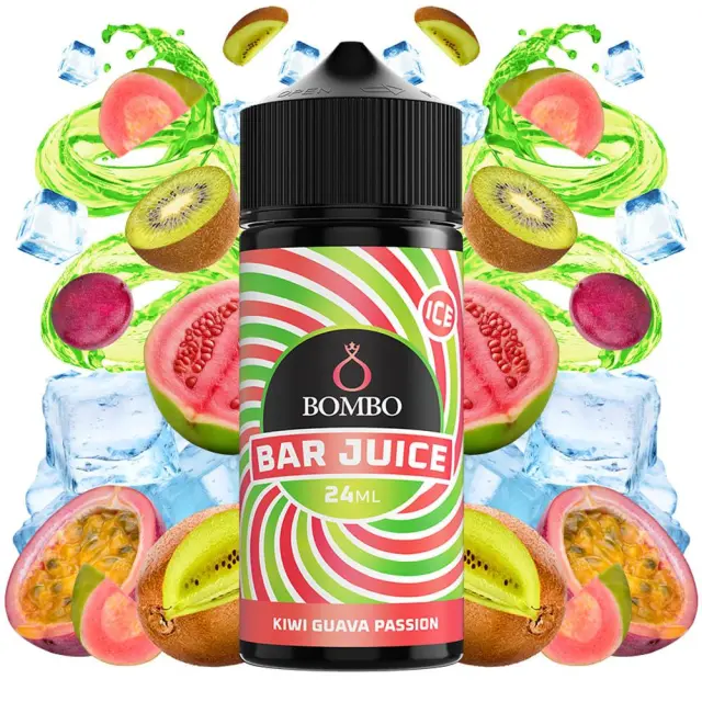 Bombo Bar Juice Kiwi Guava Passion 20ml/120ml
