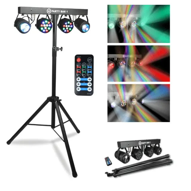 LIGHT4ME PARTY BAR 1 light multieffect par flower disco lighting set