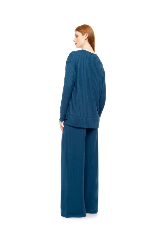 W1826 - Mint - PYJAMA WARM STRIPES 3