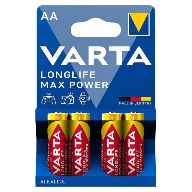 VARTA Longlife Max Power AA αλκαλικές μπαταρίες 1.5V 4 τμχ