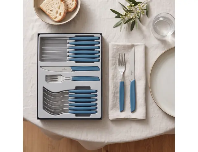 Σετ Μαχαιροπίρουνα Victorinox Swiss Modern - Blue - 12 τεμάχια6.9096.12W2.12