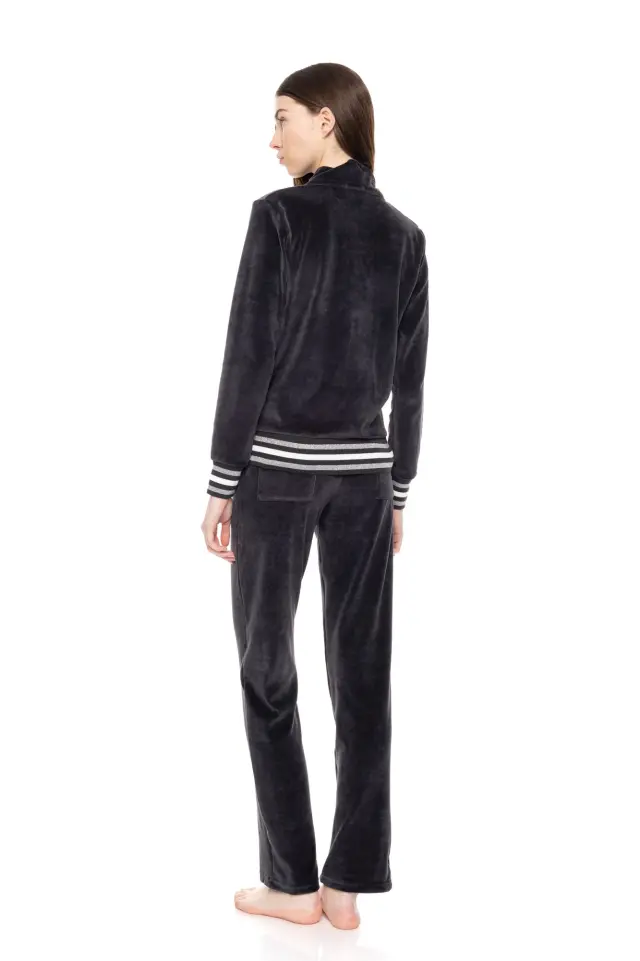 W1660 - Yacht Blue - TRUCKSUIT VELVET DETAIL 3