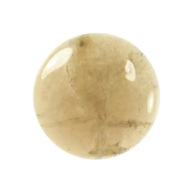 Καμπουσόν Χαλαζίας Smoky Quartz Στρογγυλό - Ø8mm - 5τεμ