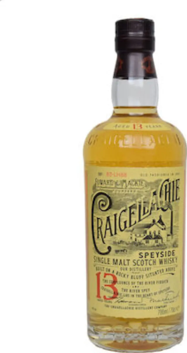 CRAIGELLACHIE 13 YEARS AGED SINGLE MALT WHISKY 700ML