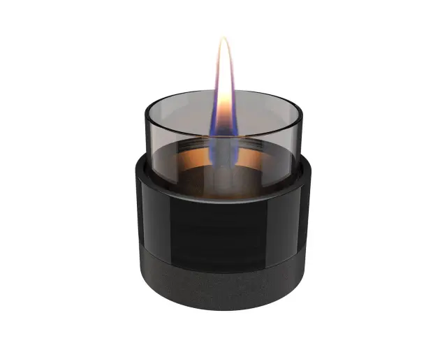 Επιτραπέζια Εστία Φωτιάς Rosie 8 Tenderflame με διάρκεια καύσης 3 - 4 ώρες, χωρητικότητα δεξαμενής 150ml και διαστάσεις 9x8.5cm - Black TF-600169 2