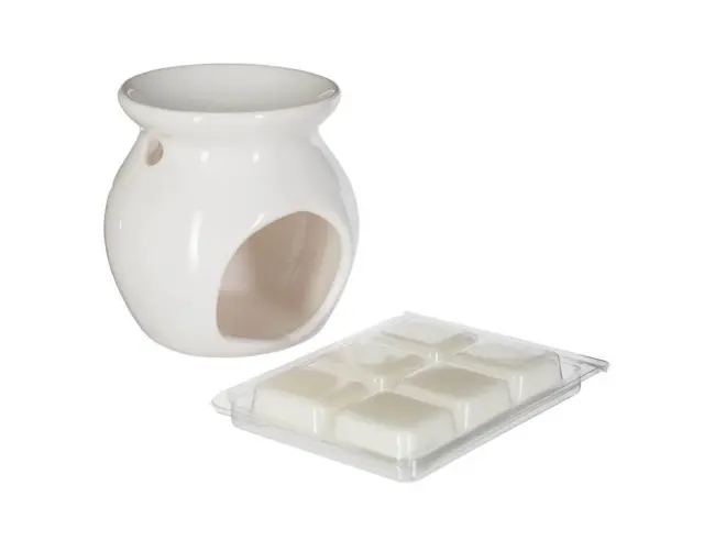 Αρωματιστής & Wax Melts Atmosphera με άρωμα Vanilla και διαστάσεις 8.5x7.5x8cm 157756A