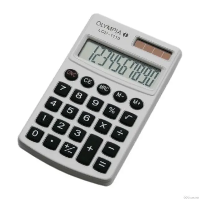 Αριθμομηχανή Ασημί Olympia Lcd-1110S