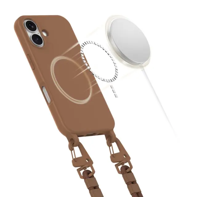 Tech-Protect® Magnecklace MagSafe Θήκη για iPhone 16- Brown 2